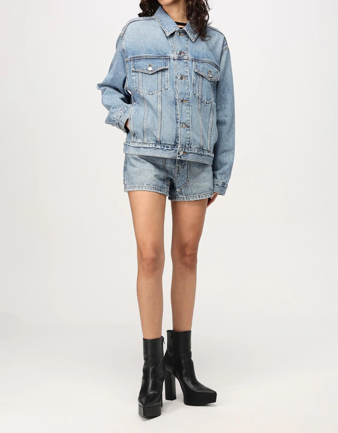 Oversized Denim Jacket Relaxed Fit