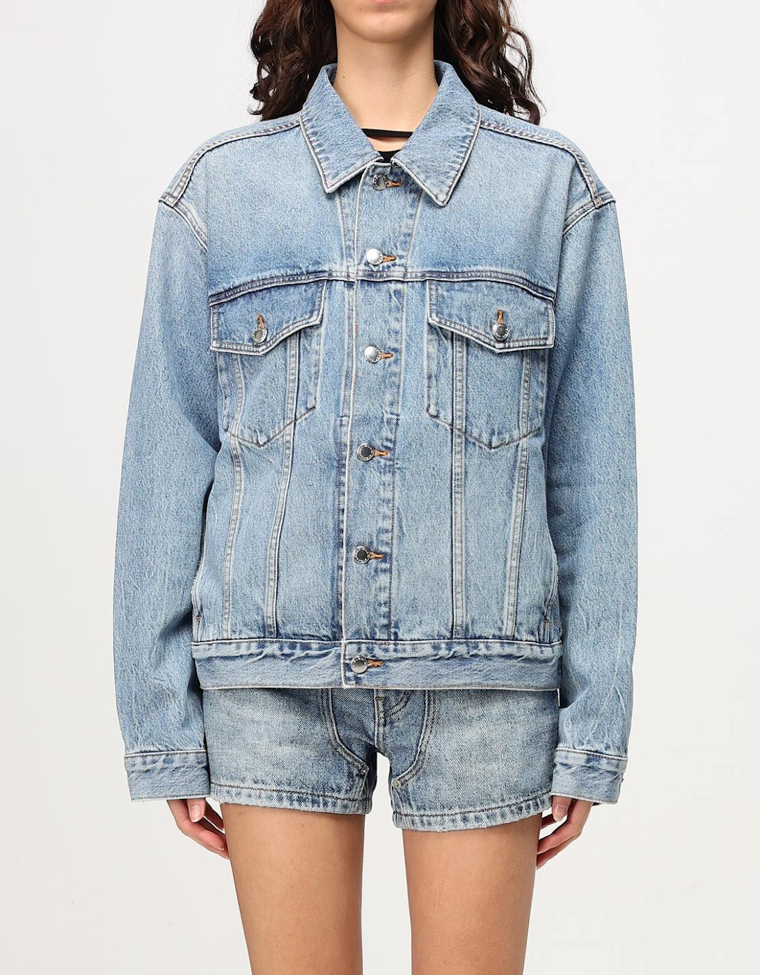 Oversized Denim Jacket Relaxed Fit, 6 of 5
