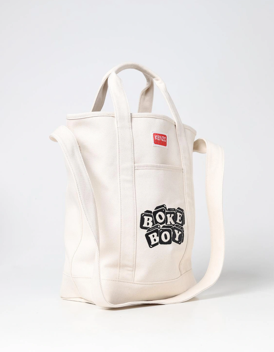 Boke Boy Flower Canvas Tote