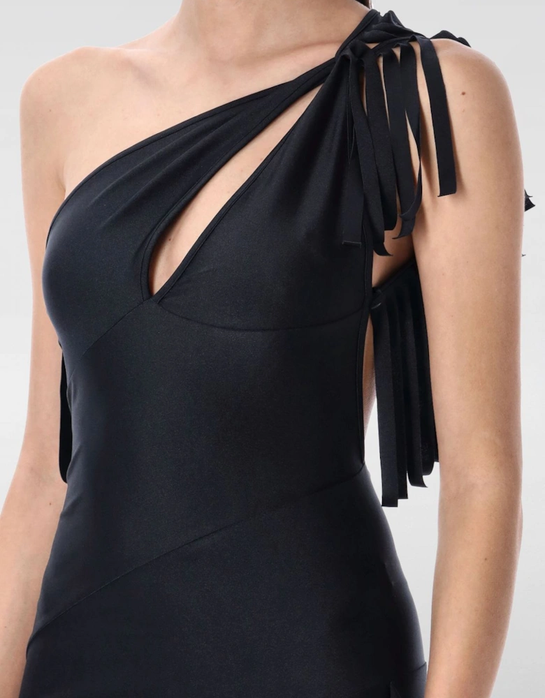Elegant Cutout Midi Dress