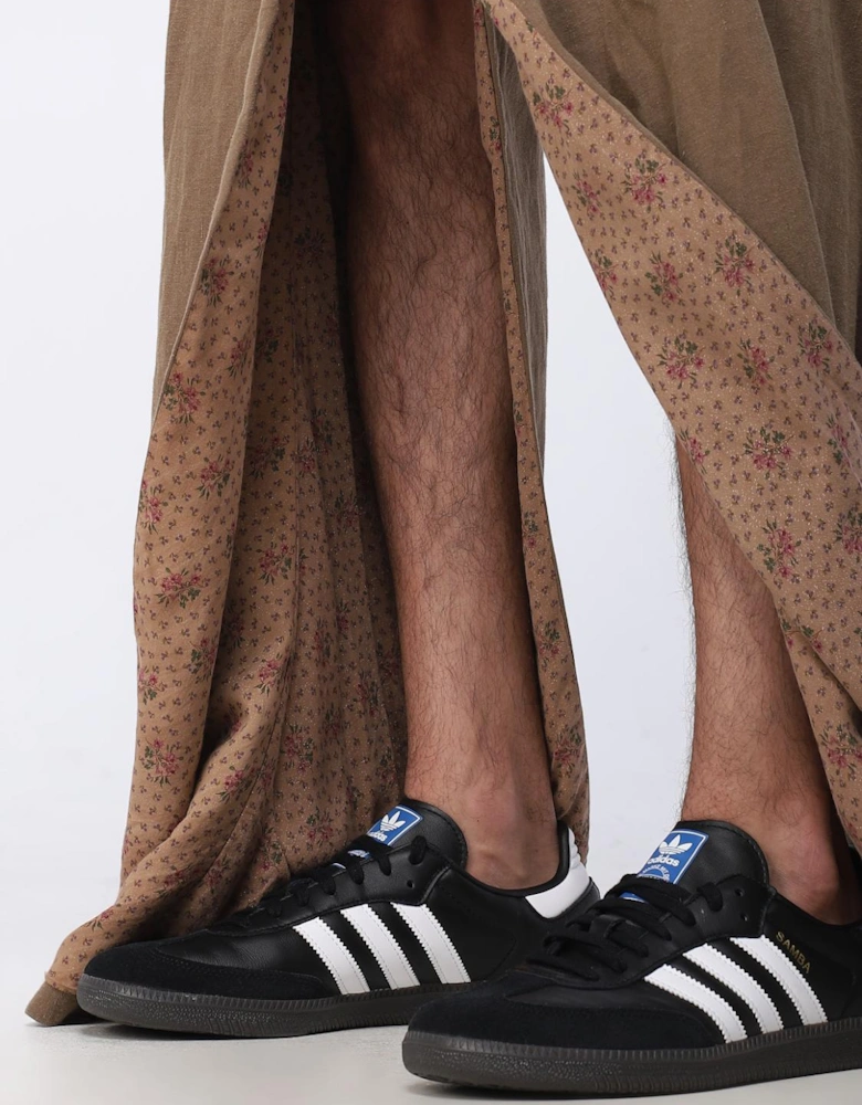 Wide Leg Linen Trousers