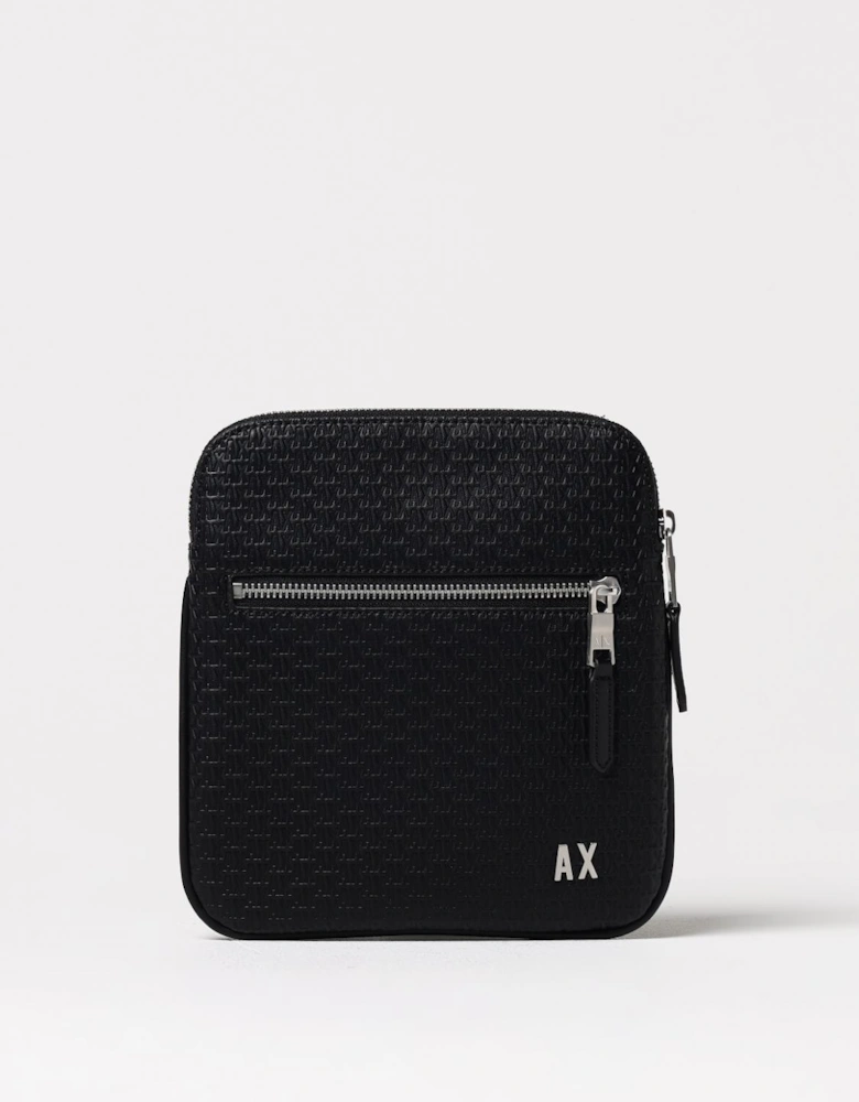 Embossed Logo Shoulder Bag