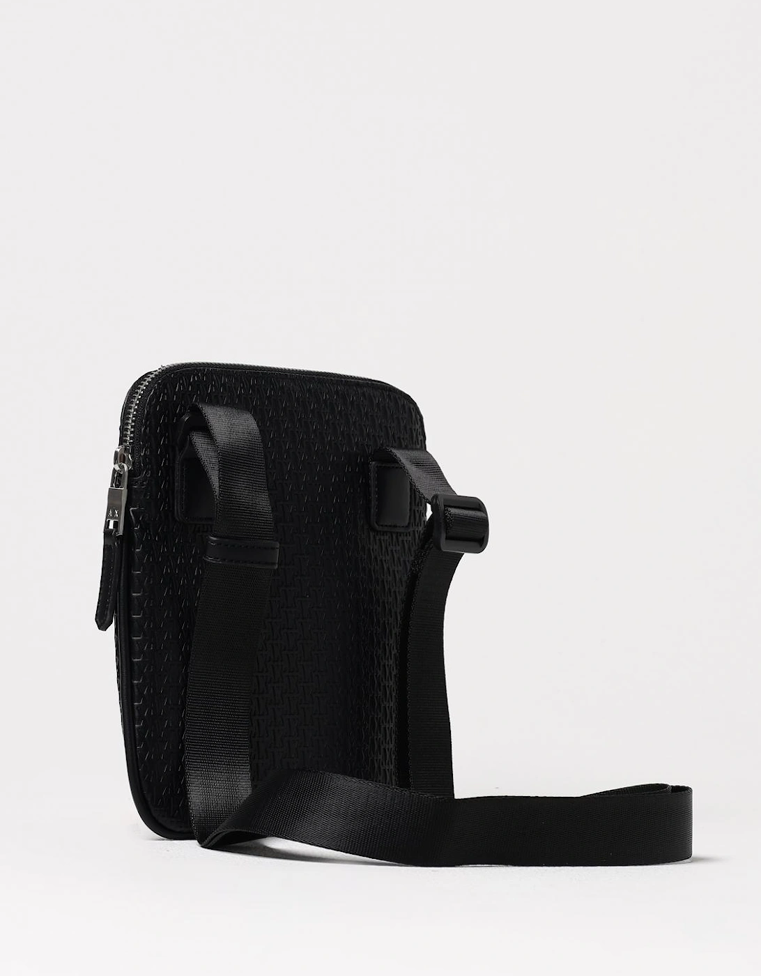 Embossed Logo Shoulder Bag