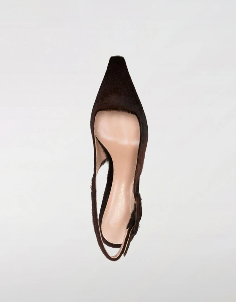 HaironHide Leather Slingback Pumps