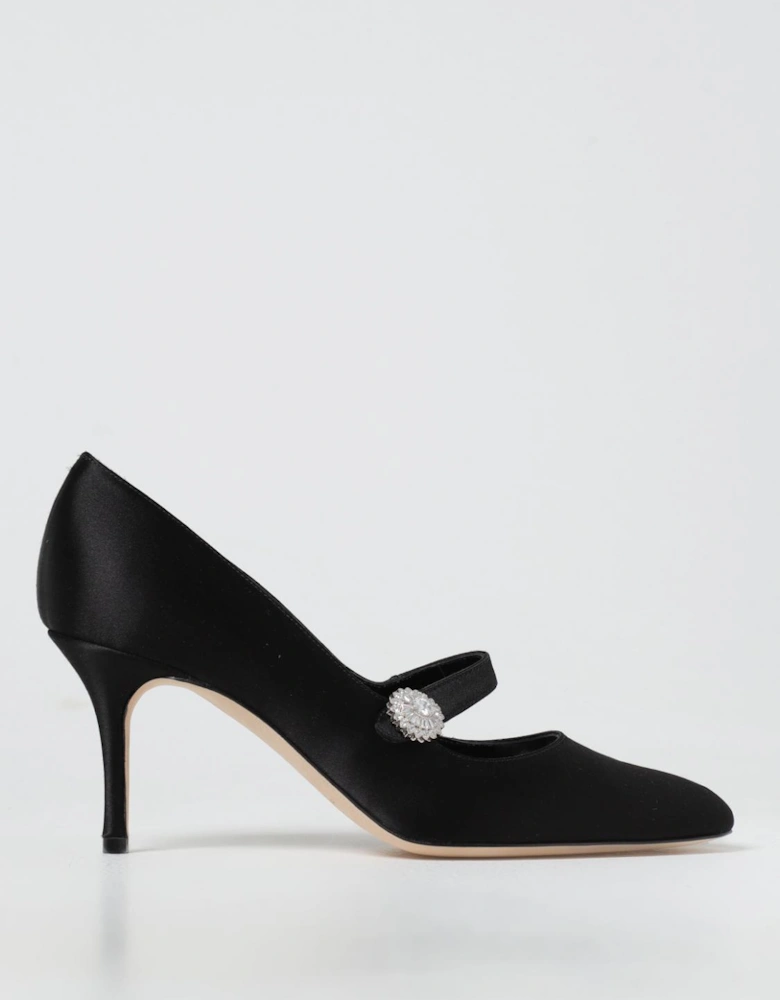 Lurum Mary Jane Pumps Satin Crystal