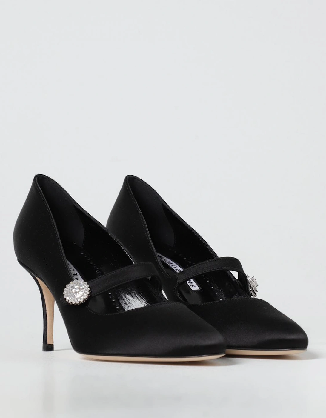 Lurum Mary Jane Pumps Satin Crystal