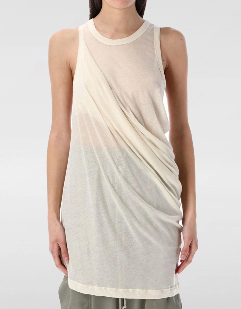 Draped Asymmetrical Tank Top
