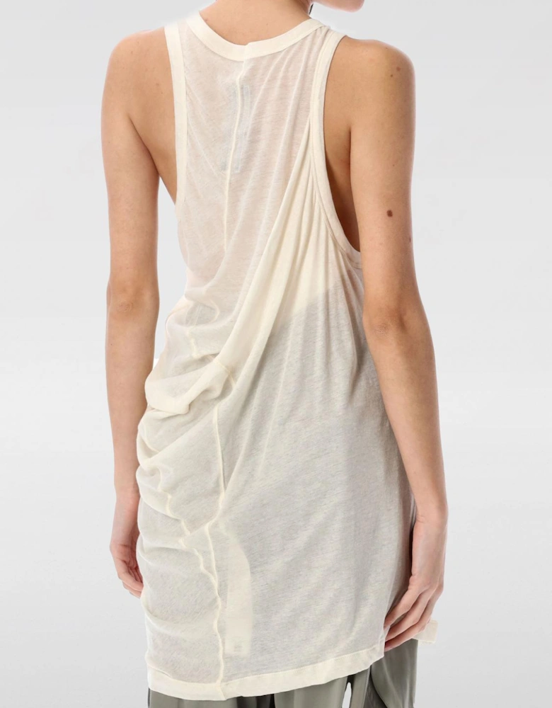 Draped Asymmetrical Tank Top
