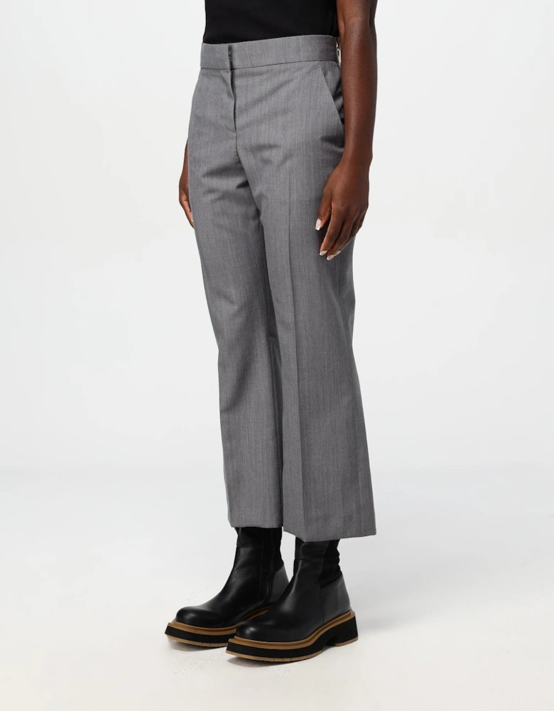 Wide Leg Wool Trousers