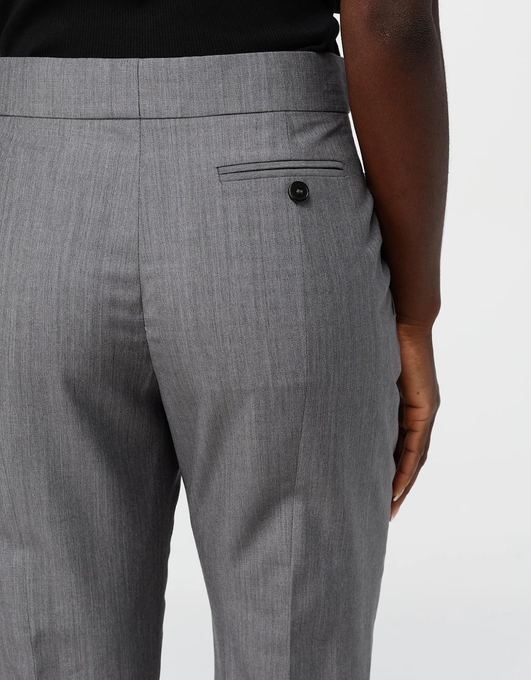 Wide Leg Wool Trousers