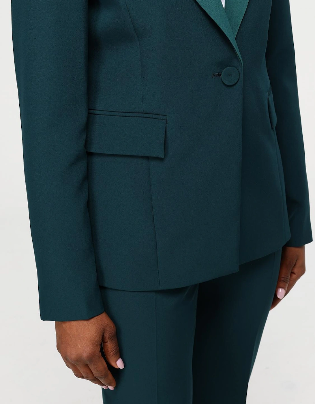 Tailored Notch Lapel Blazer