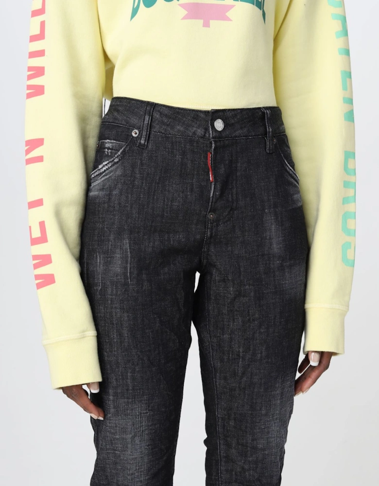 Cool Girl Cropped Slim Fit Jeans