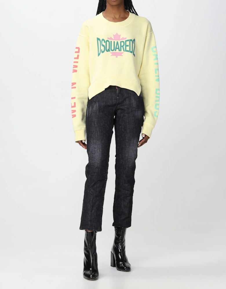 Cool Girl Cropped Slim Fit Jeans