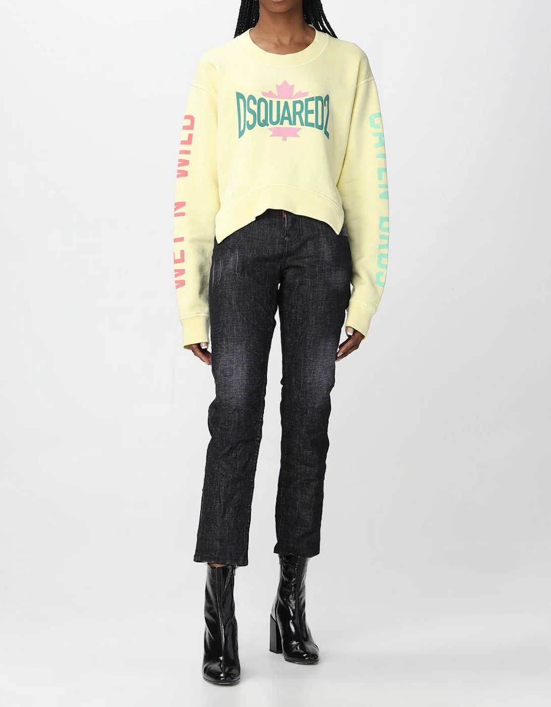 Cool Girl Cropped Slim Fit Jeans