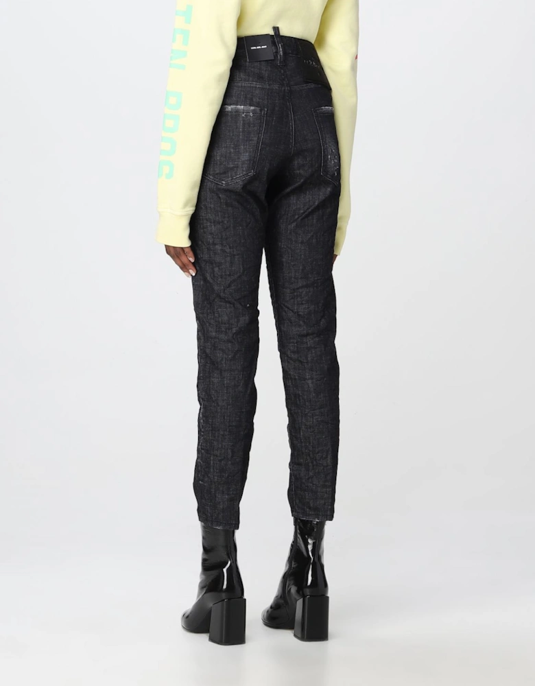 Cool Girl Cropped Slim Fit Jeans