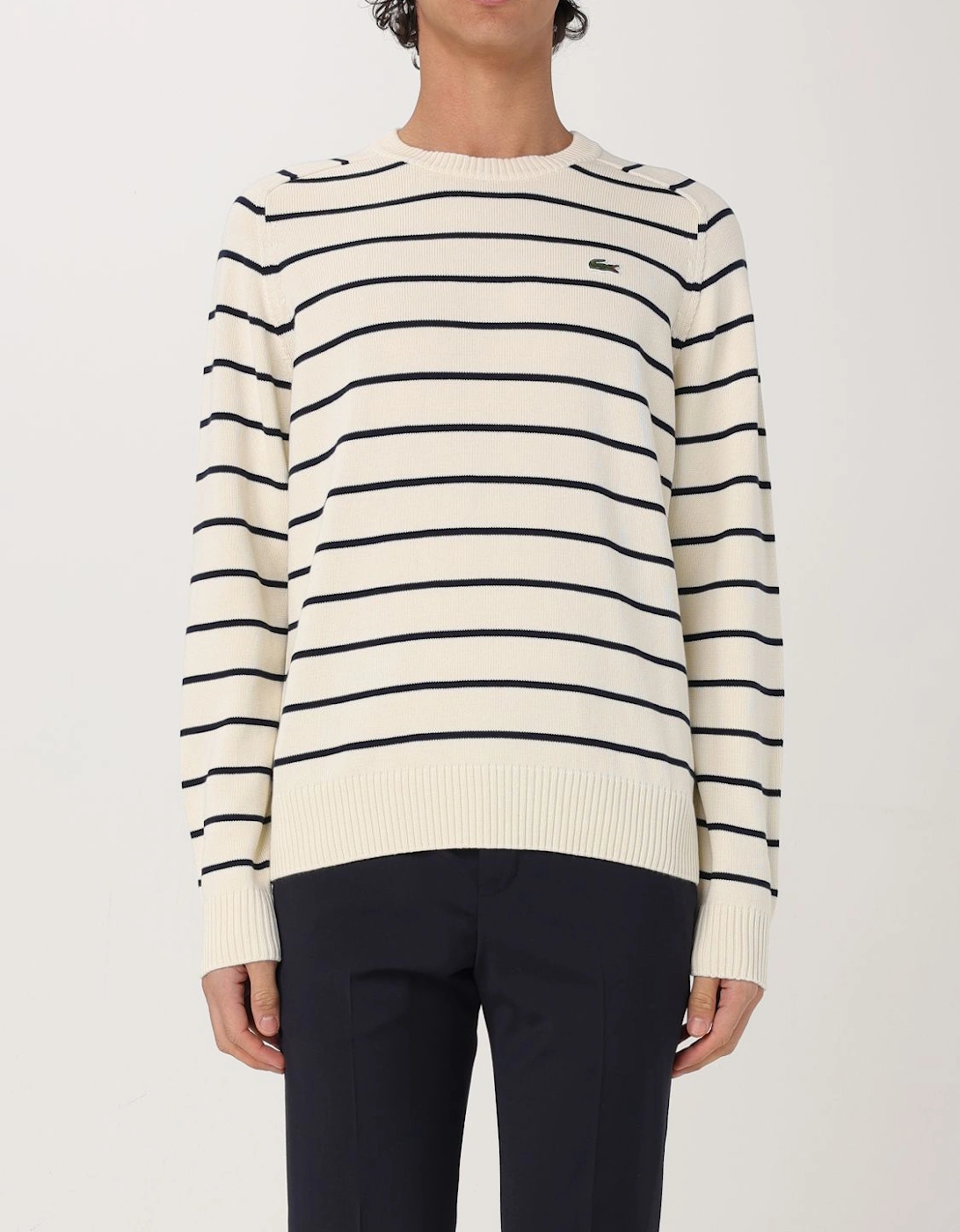 Striped Cotton Crew Neck Sweater, 4 of 3