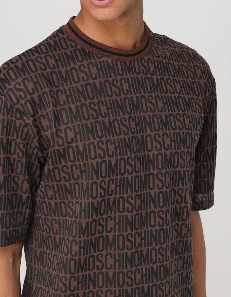 AllOver Logo Print Short Sleeve Tee