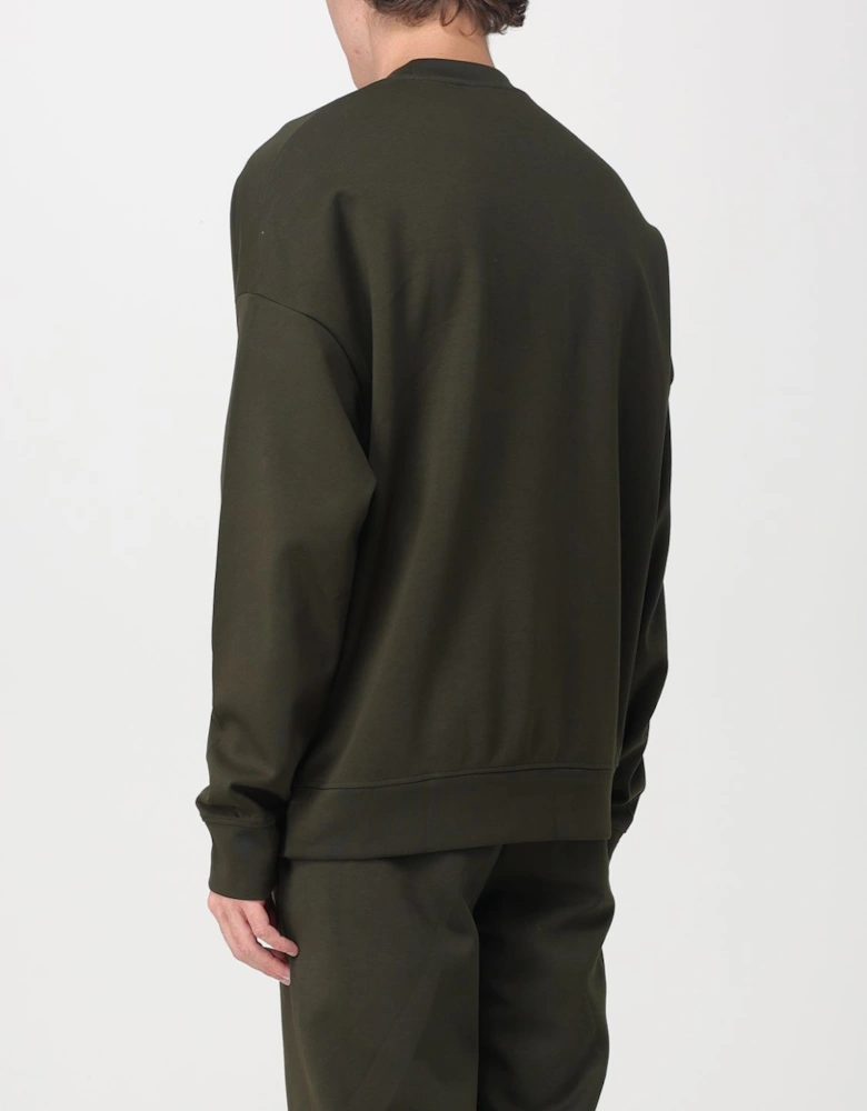 Embroidered Logo Crewneck Sweatshirt