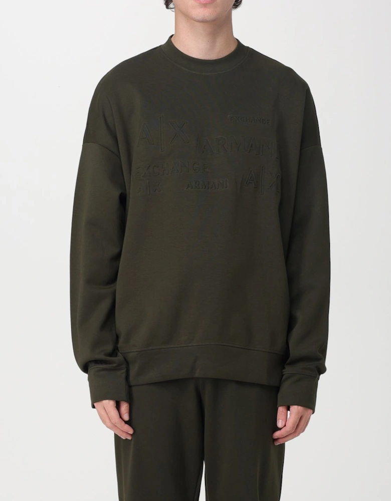 Embroidered Logo Crewneck Sweatshirt