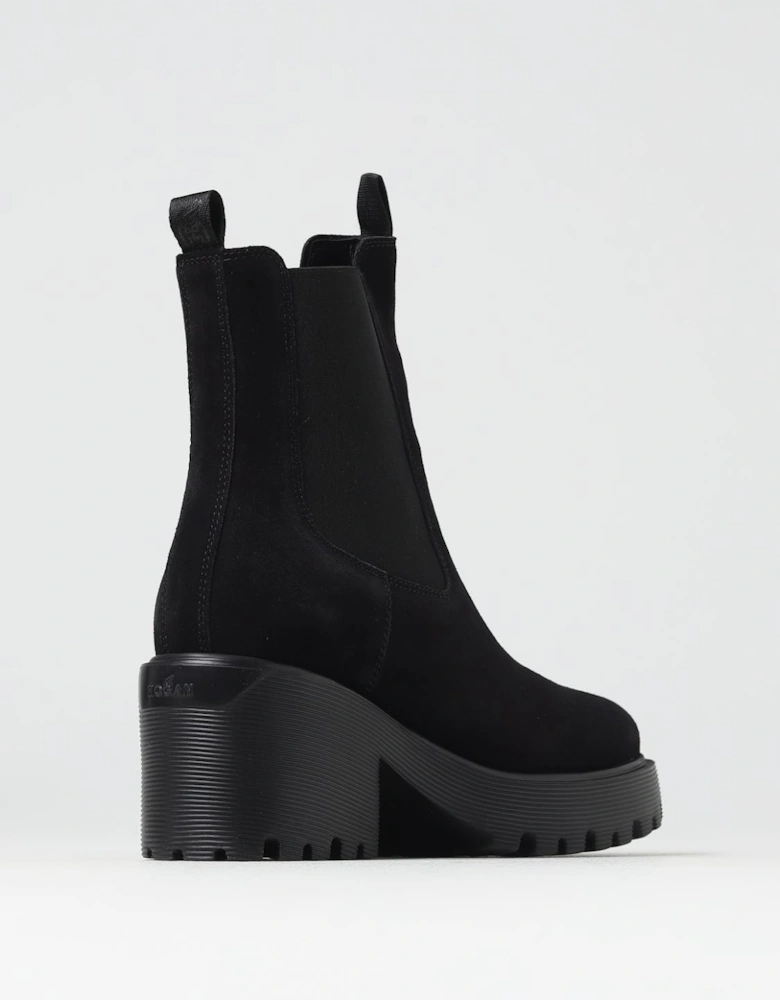 Platform Chelsea Boots Suede