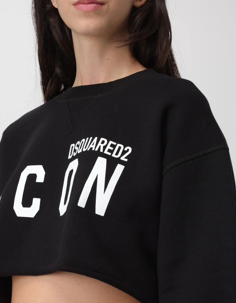 Icon Cropped Sweatshirt Logo