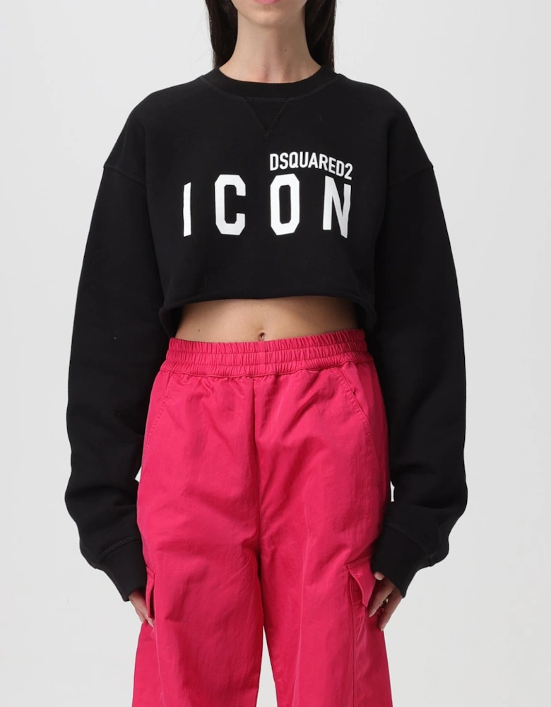 Icon Cropped Sweatshirt Logo