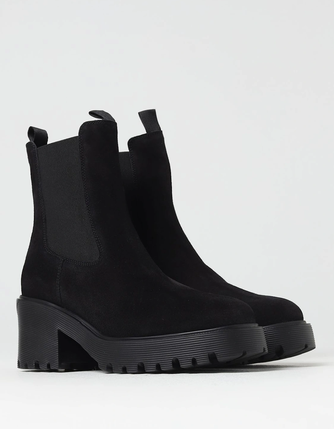 Platform Chelsea Boots Suede