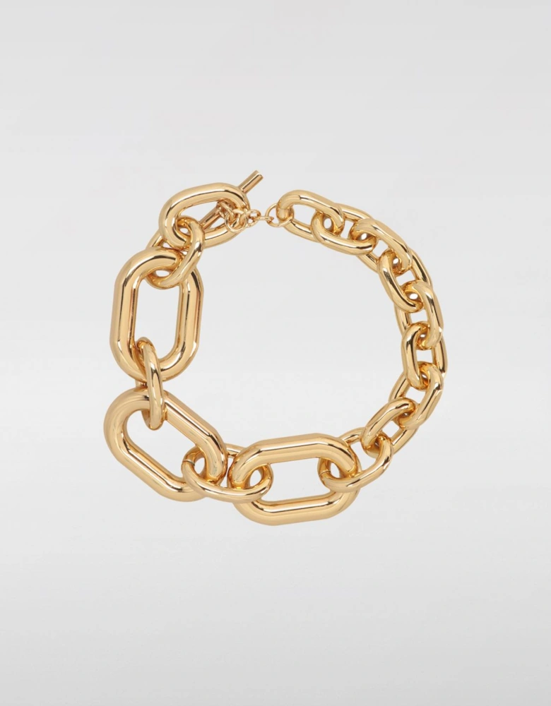 Chain Bracelet Gold Metal