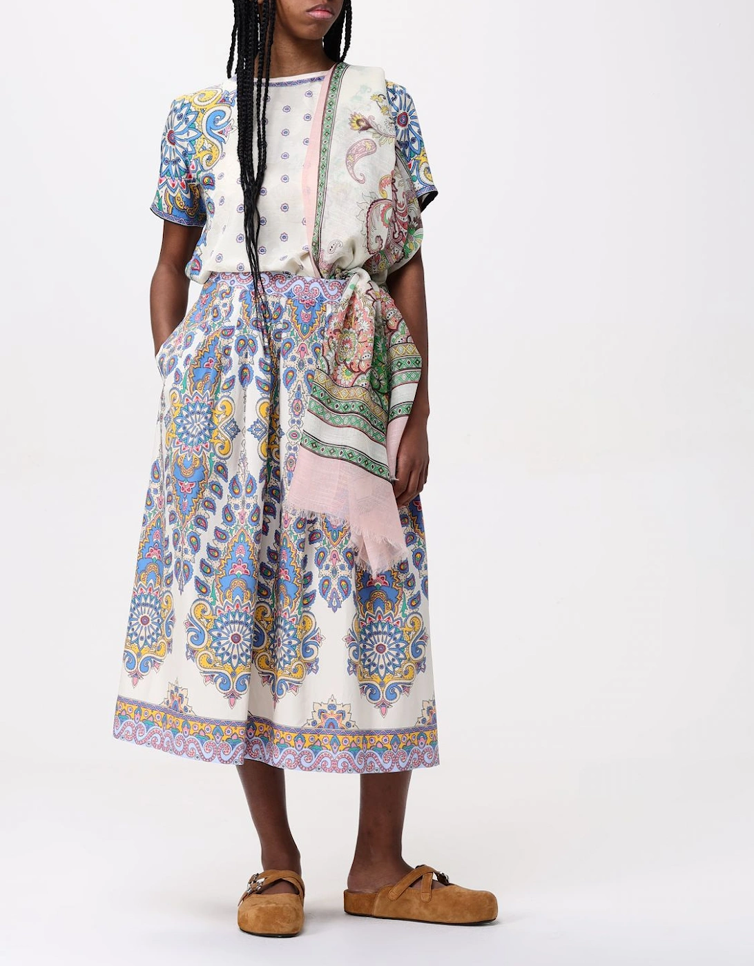 Paisley Cotton Scarf