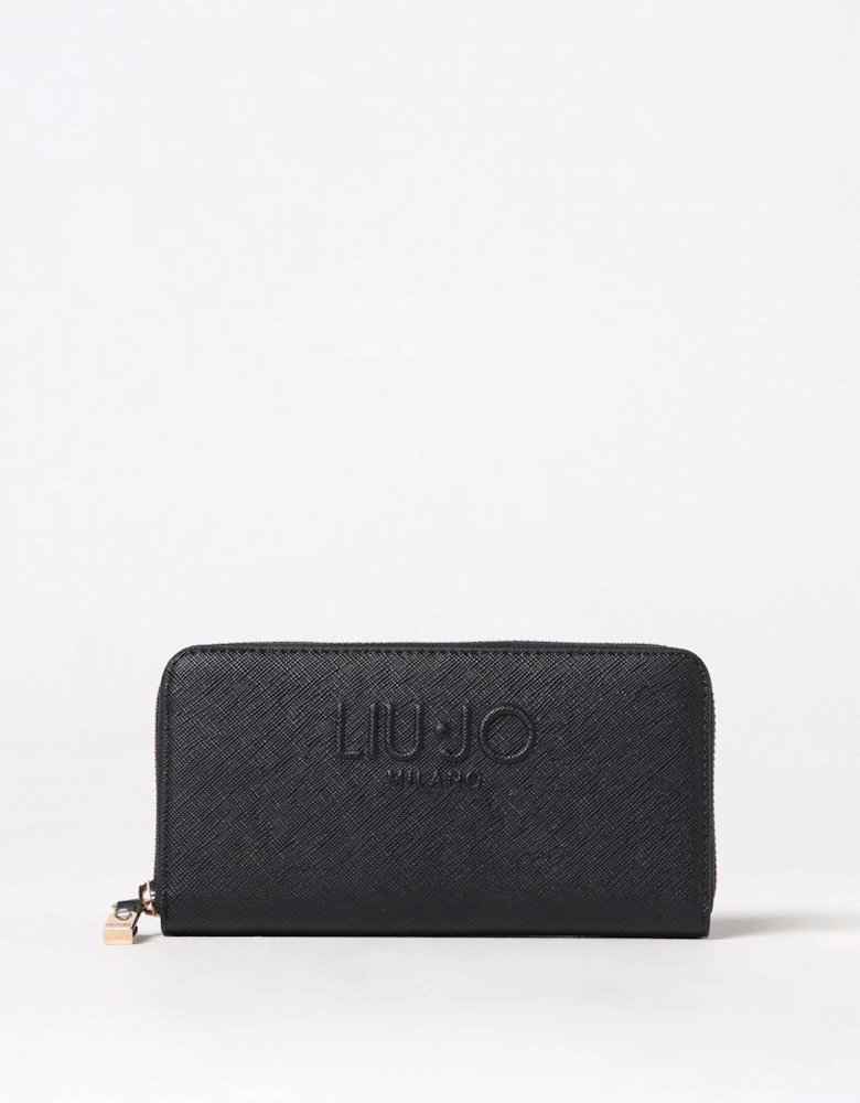 Zip Around Wallet Embossed Logo