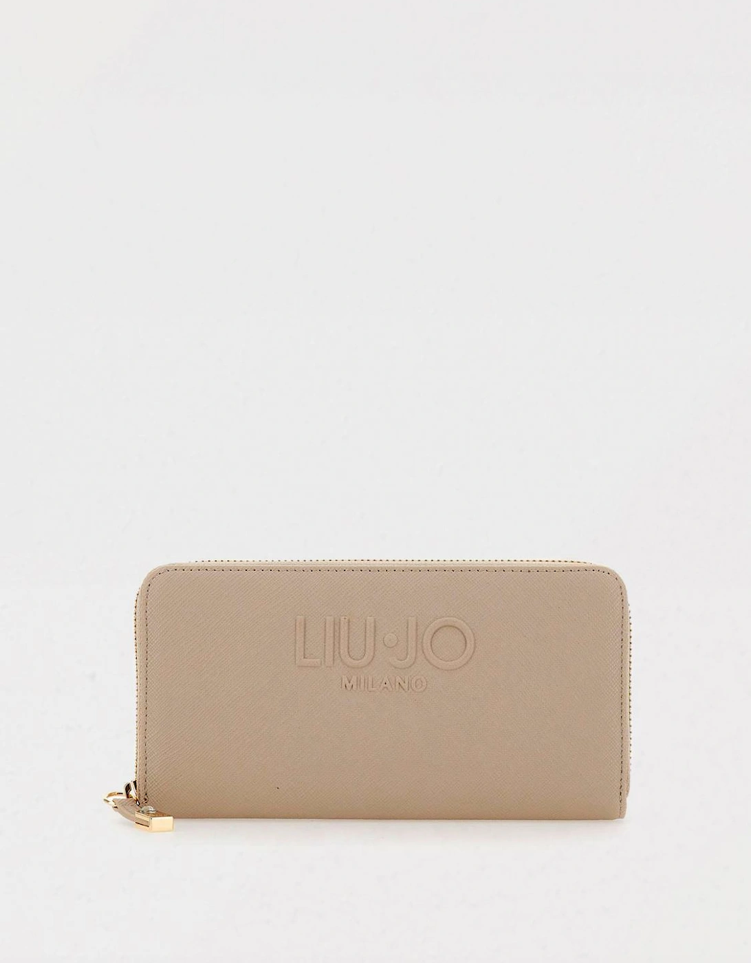 Zip Around Wallet Embossed Logo