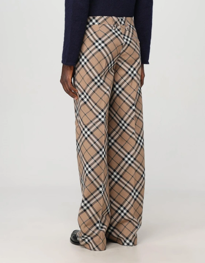 Wide Leg Plaid Pants