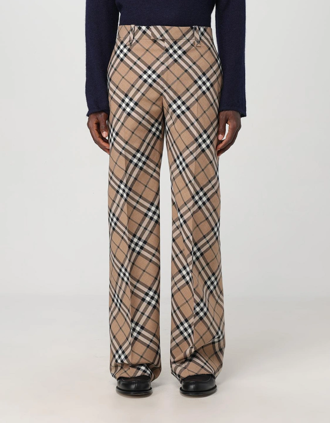 Wide Leg Plaid Pants