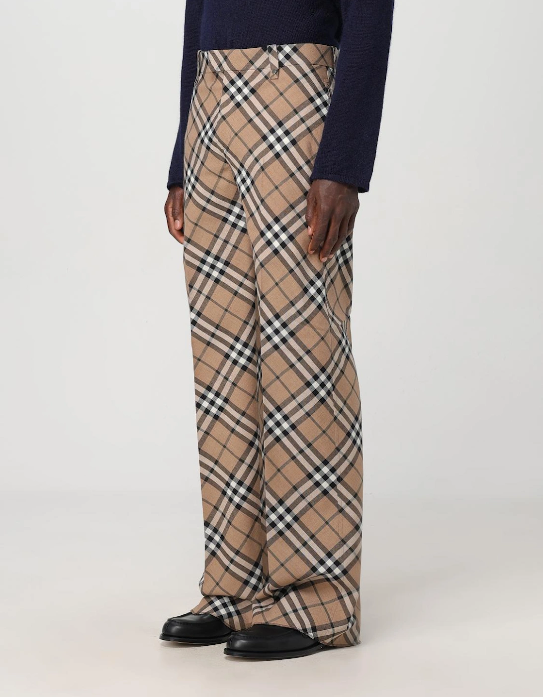Wide Leg Plaid Pants