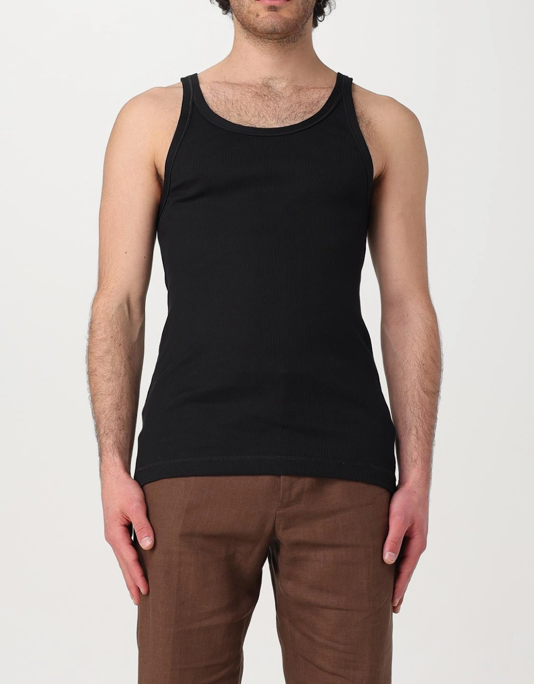 Ribbed Cotton Tank Top