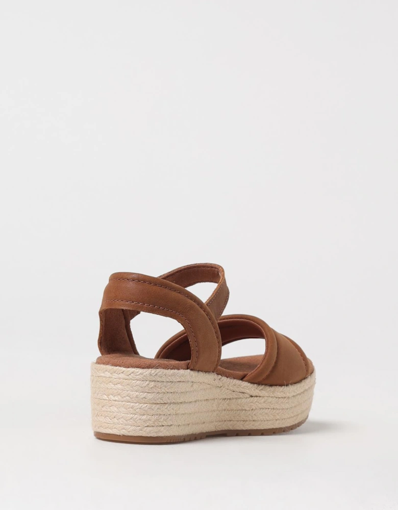 Dausette Wedge Sandal Leather Jute