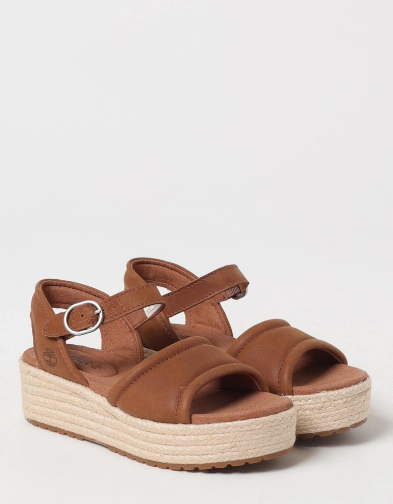 Dausette Wedge Sandal Leather Jute
