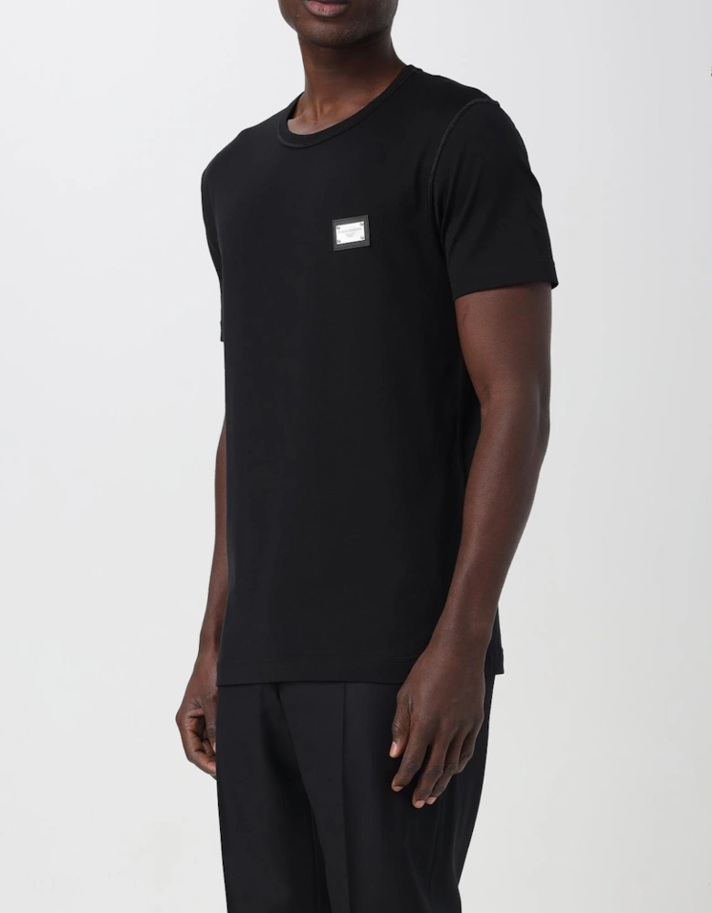 Classic Short Sleeve T-Shirt with Logo Accent