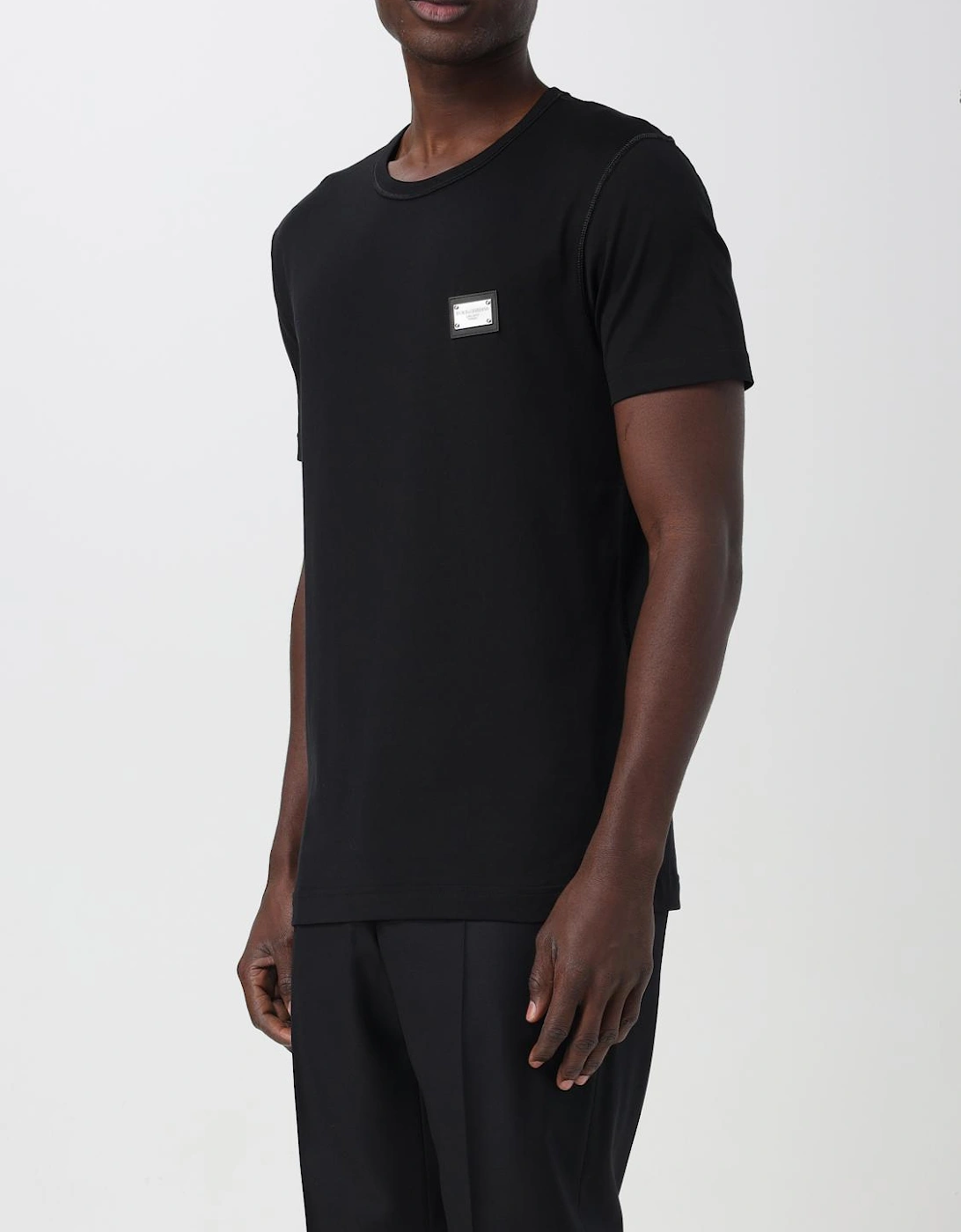 Classic Short Sleeve T-Shirt with Logo Accent