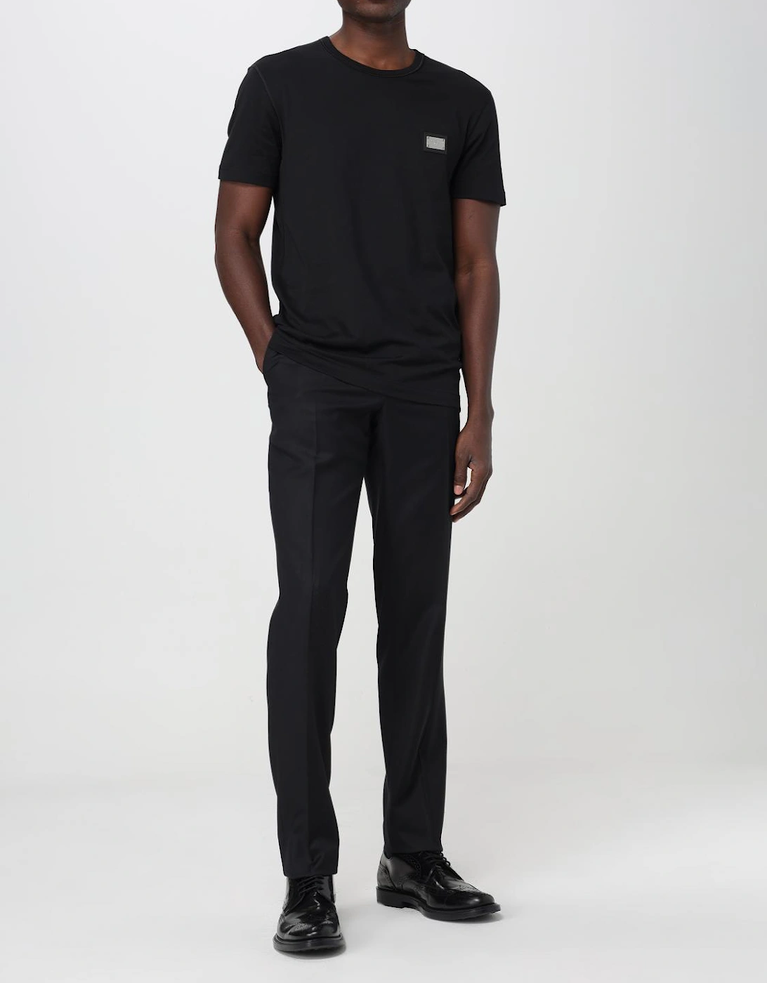 Classic Short Sleeve T-Shirt with Logo Accent