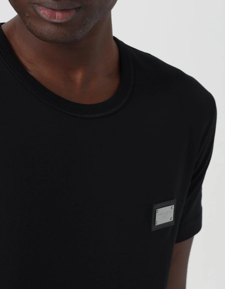 Classic Short Sleeve T-Shirt with Logo Accent
