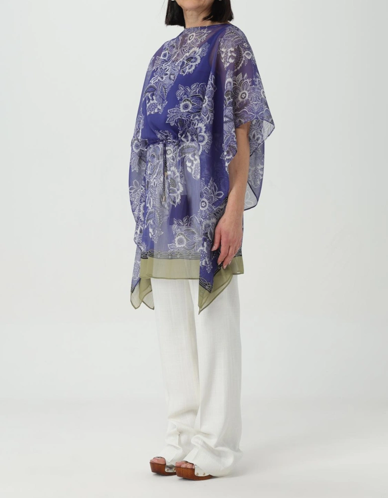 Silk Floral Print Tunic