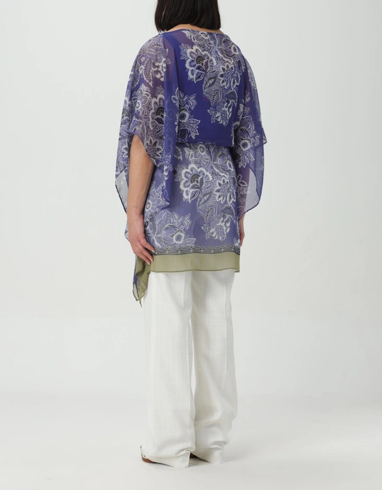 Silk Floral Print Tunic