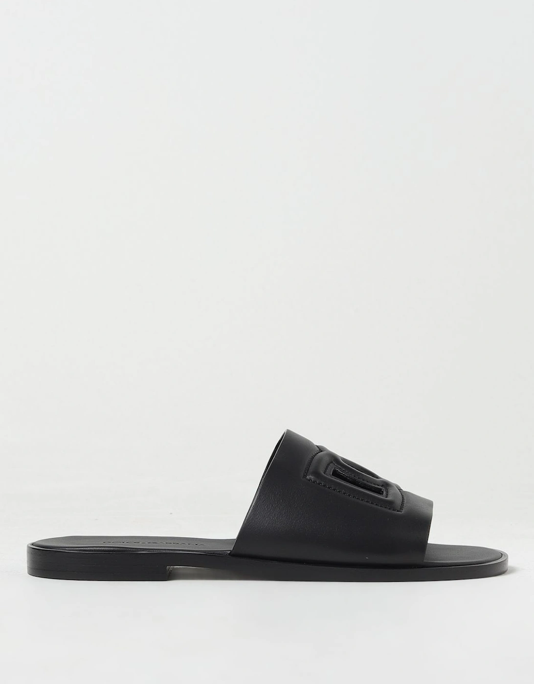 DG Logo Leather Slides, 5 of 4