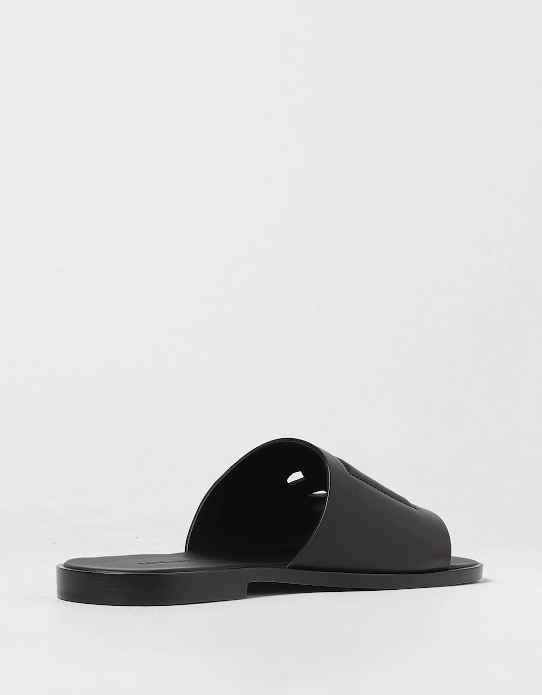 DG Logo Leather Slides