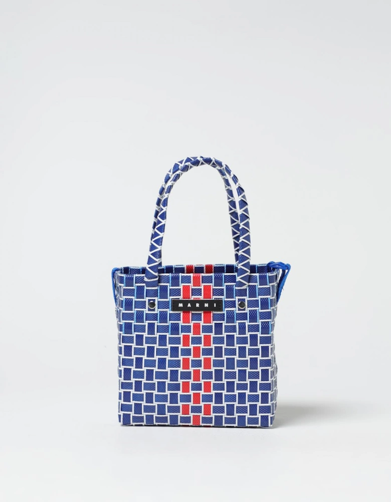Mini Trunk Woven Tote Bag