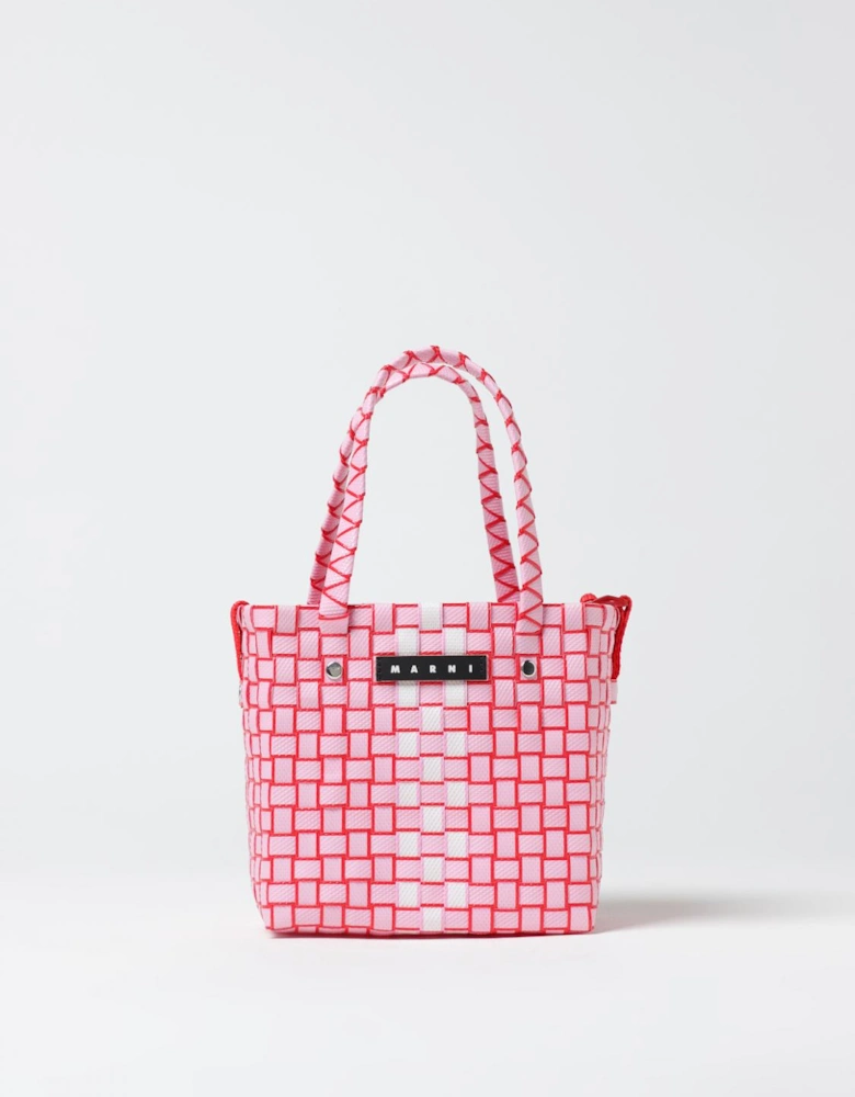 Mini Trunk Woven Tote Bag