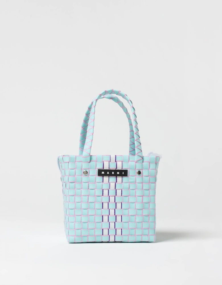 Mini Trunk Woven Tote Bag