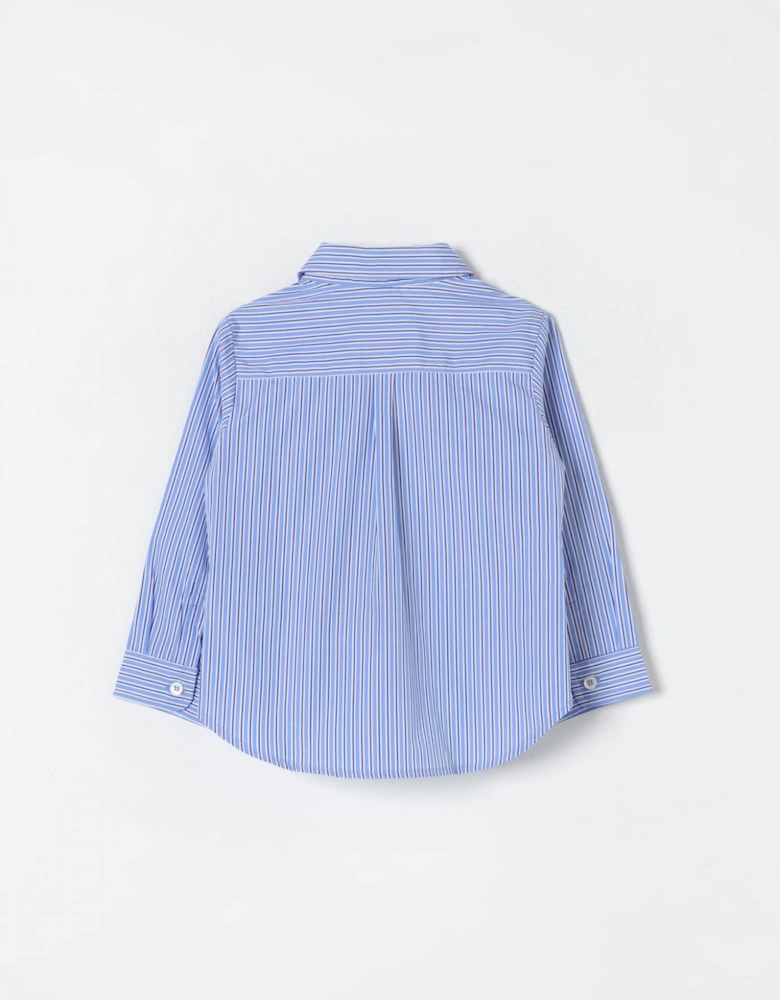 Striped Shirt with Logo
