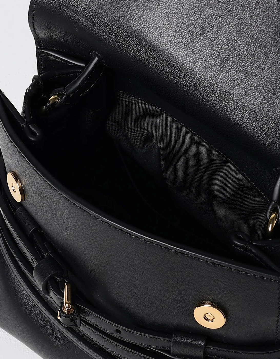 Leather Top Handle Clutch Bag